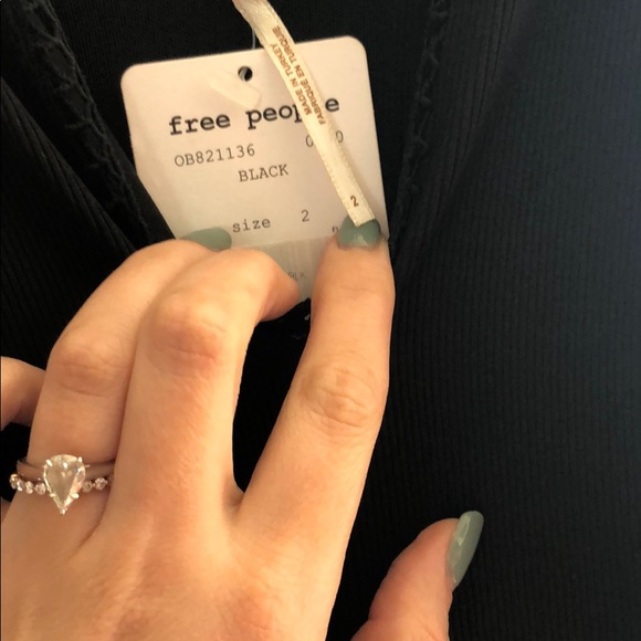 Free People Black Cutout Dress - Picture 2 of 4